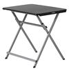 Lifetime 92210 - Tavolino pieghevole nero | Il tavolo pieghevole portatile misura 75x50,5, altezza 66 cm | Include maniglia per un facile trasporto | Facile da riporre | Forte e leggero