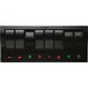 MTM Pannello interruttori nautico IP65 in polimero UV - Carling LED + protezioni riarmabili