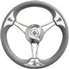 SAVORETTI ARMANDO Volante in poliuretano a 6 razze inox T22 Grigio