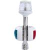 Trecciatura Emiliana Luci di navigazione 12V su asta inox (set 3 fanali)