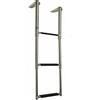 Hubmarine Scaletta inox telescopica 4 gradini neri