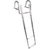 Trecciatura Emiliana Scaletta inox 316 con maniglioni 4 gradini bianchi