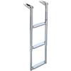 Trecciatura Emiliana Scaletta inox telescopica 3 gradini bianchi (Stretta)