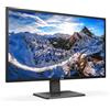 Philips 439P1/00 43" 4k Docking Monitor con ingresso RJ45, 16:9 VA, HDR 400, MULTIVIEW, KVM SWITCH, PiP, PbP, AUDIO INTEGRATO, REGOLAZIONI ERGONOMICHE, 3 HDMI, DP, USB-C, HUB USB, NERO