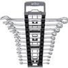 Wiha Set di chiavi a forchetta ad anello, 13 pezzi, con supporto, 6/7/8/9/10/11/12/13/14/17/19/22 I (45321)