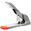Rapid HD210 Classic, Cucitrice Heavy Duty professionale, Capacità fino a 210 fogli, Spillatrice in acciaio ad alta capacità, Caricamento anteriore, Punti 9/8-24 e 23/8-24, Grigio/Arancio, 23633700