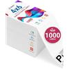 Oplect | Confezione da 500 | Etichette per stampante termica diretta 10 x 15 cm | Fanfold | Bianco | Adesivo permanente | Spedizione & Etichettatura | Compatibile con tutti i corrieri