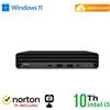 HP-RINOVO PC HP 600-800 G5 MINI PC INTEL CORE I5-9 GEN. 8GB 256GB SSD WINDOWS 11 PRO + NORTON ANTIVIRUS + WEBCAM - RICONDIZIONATO (RN65522381)**PUOI PAGARE ANCHE ALLA CONSEGNA!!!**