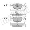 metelligroup 22-0962-0 - Made in Italy - Pastiglie Freno