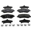 FERODO Kit pastiglie freni Anteriore con segnalatore acustico usura con accessori FDB4074 Compatibilità con JEEP WRANGLER III JK, FIAT Freemont 345, DODGE Nitro SUV, CHRYSLER GRAND VOYAGER V RT