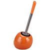 Ibergrif M33010R-JUNIOR, Portascopino da Terra, Carrello da Bagno con Spazzola, Rosso, Plastica