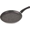 Home Crepiera Antiaderente 'Stone' Cm26 Pentole E Preparazione Cucina, Pietra, Antracite, 26 cm