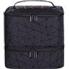 BYLife Borsa Organizer Smalti per Smalto, BYLife Doppio Strato Smalti Organizer per Unghie 30 Flaconi(15 ml), Valigetta Trucchi Beauty Case Donna Manicure Valigetta per unghie Organizzatore Trucchi