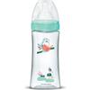 Dodie, Biberon Anticolica Initiation+, Verde Valentino, 330 ml, dai 6 mesi, Tettarella Rotonda, Flusso Medio grande