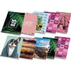 Pigna,Confezione 10 pezzi Maxi Quaderno Assortimento Ragazza, f.to A4, pagine 80 + risguardo, carta 80 g/m², interno 0Q,quadretto 5 mm con margine