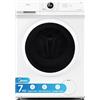 Midea MF100W70/E Lavatrice Carica Frontale 7 Kg,40 cm Deep Slim Design,1200 giri,Programma Rapido,Opzioni temperature multiple,15 Programmi,bianco