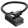 UGREEN Cavo OTG Micro USB, Adattatore Micro USB Maschio a USB 2.0 Femmina Compatibile con Samsung Galaxy Tab A 10.1 (2016) A10/A7(2018), Huawei P smart/P10 Lite/Mate 10 Lite, Xiaomi Redmi7 ecc