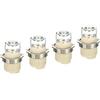 PATIKIL G9 Luce Base Presa Kit 4pz Ceramica Lampada Supporto Base Bianco | con Presa oring Strumento Rimozion