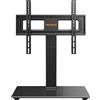 Perlegear Supporto TV da Tavolo per Televisore da 32-70 Pollici, Regolabile in Altezza con Inclinazione, Fino a 40 kg, VESA 400x400 mm, PGTVS26