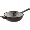 SAMBONET Wok 30 Cm Titan Pro Double Induction Con Coperchio