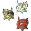 BRANDANI Salvadanaio Micio Dolomite Decori Assortiti