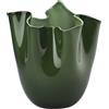 VENINI Vaso Fazzoletto Opalino Verde Mela 700.00