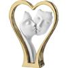 BONGELLI Coppia Cuore Alta Visi 18cm Oro