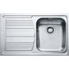 Franke Logica Line LLX 611 - Inox satinato sx