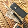 COLTELLO 24 CM SARDEGNA SARDO Pattada MANICO in osso di tibia o bufalo scatola