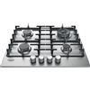 HOTPOINT PPH 60G DF/IX PIANO COTTURA GAS, 4 zone di cottura, dimensioni: L 58 cm, P 51 piano in Acciaio inossidabile, Inox
