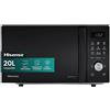 HISENSE H20MOBSD1HG MICROONDE, potenza microonde 700 W, capacità 20 l, 10 livelli di potenza, funzione grill 800 Nero