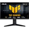 ASUS TUF GAMING VG259QL5A Monitor Gaming, 24,5 ", Full-HD, 1920 x 1080 Pixel, tempo di risposta 0,3 ms, refresh rate 200 Hz
