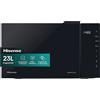 HISENSE H23MOBS5H4 MICROONDE, potenza microonde 800 W, capacità 23 l, 10 livelli di potenza, Nero