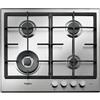WHIRLPOOL GMR 6422/IXL PIANO COTTURA GAS, 4 zone di cottura, dimensioni: L 59 cm, P 51 piano in Acciaio inossidabile, Inox