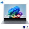 SAMSUNG Galaxy Book6 Pro NOTEBOOK, 16 ", processore Intel® Core Ultra 7 356H, UHD Graphics, RAM 32 GB, 1000 GB SSD, Grey, Windows 11 Home
