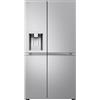 LG Frigorifero americano LG GSLE91MBAB, Sistema Multi Flow: Sì; raffreddamento frigorifero: No Frost; congelatore: Frost, Capacità netta totale 623 l, Rumorosità: 32 dB(A), LAN wireless, Dispenser acqua, ghiaccio, Dimensioni: L 91,3 cm A 179 P 73,1 cm, …