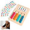 HIULLEN Attività di Demenza per Anziani, Giochi Per Anziani Con Demenza, Giochi di Memoria a Colori per Adulti, Legna Giochi di Memoria per Anziani con 12 Carte per l'allenamento del Cervello