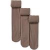 Amazon Essentials Calzamaglia da Danza Bambine e Ragazze, 3 Paia, Cioccolato, 8 anni