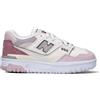 NEW BALANCE 550 Sneaker donna bianca/rosa in pelle