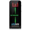 TC Electronic POLYTUNE CLIP NERO Accordatore a clip polifonico nero brillante con accordatura stroboscopica