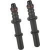 A ABSOPRO Connettore Rapido Carburante Maschio 7.89mm 2 Pezzi | Plastica Nero, Adatto Tutti Veicoli, Temp -40°C~118°C, Pressione 5 Bar, Lunghezza 62.5mm, Tubo Nylon 6mm/Gomma 7-8mm