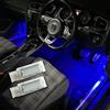 GBrite Illuminazione per piediera e portiera interna Golf MK5 MK6 MK7 7.5 LED VW BIANCO BLU ROSSO SMD OEM Sostituzione - 2PCS (Blu)