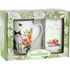 REGINAdiFIORI Scatola con tazza in porcellana e 15 tisane Bio