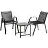 Zambetti Outdoor Set arredo giardino tavolino e 2 sedie Garden Palermo