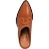 Galieti Sabot in pelle stile texano con tacco 6 cm