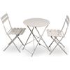 Zambetti Outdoor Set da giardino tavolo e 2 sedie Scopello Bistrot