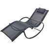 Zambetti Outdoor Sdraio a dondolo Gatteo