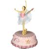 Il Mondo dei Carillon Carrillon rosa con ballerina danzante in resina