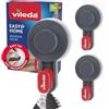 Vileda Ganci Adesivi per Cucina e Bagno - 5 Ganci extra resistenti - Carico massimo 5 kg - Ganci Plastica senza Forare - Ideale per Cucina, Bagno e Casa - Appendi Strofinacci Cucina