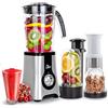 Uten Mini Frullatore Smoothie, 5 in 1 Blender Juicer, Frullatori da Cucina, Mini Blender, Juicer per Frullato, Fucco di Frutta e Verdura, 22.000 Giri/Minuto, 380W, Senza BPA